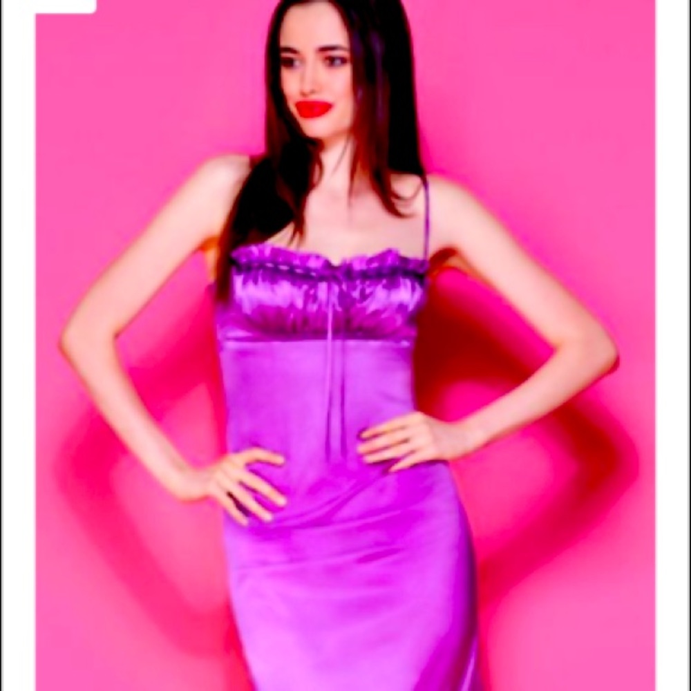 Betsey Johnson pinup satin dress 2